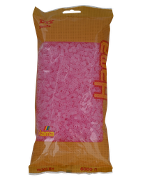 [205-72] Hama midi rosa translúcido 6000 piezas 