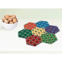 Caja de plástico Mosaico Mini - Hexagonal