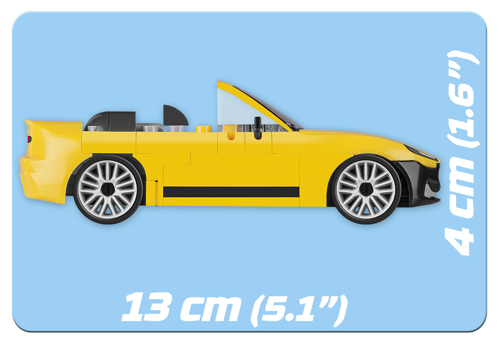 Action Town - Speed Cabrio amarillo