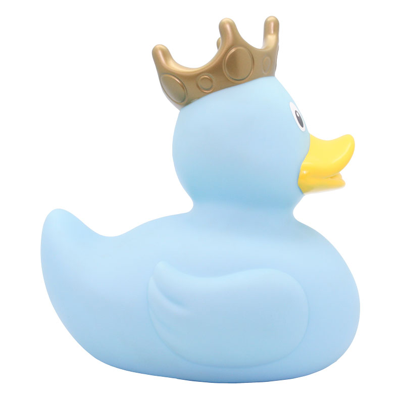 Pato XXL azul con corona