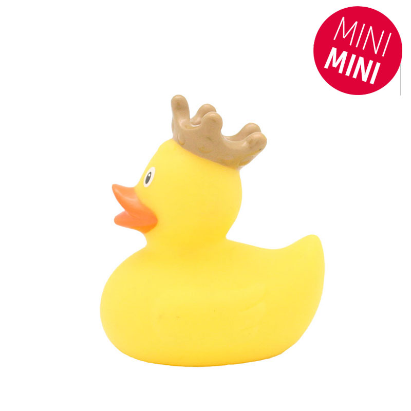Pato Mini amarillo con corona