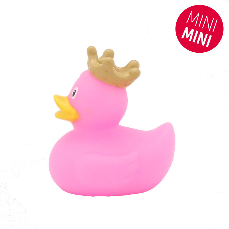 Pato Mini rosa con corona