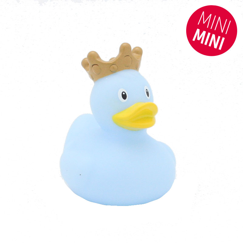 Pato Mini azul con corona