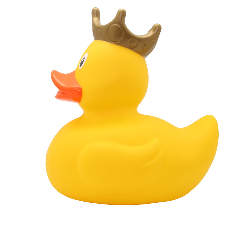 Pato XXL amarillo con corona