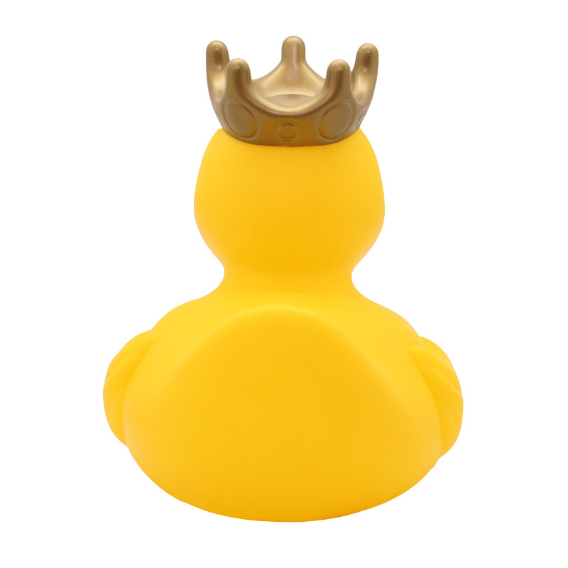 Pato XXL amarillo con corona