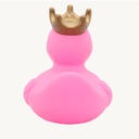 Pato XXL rosa con corona