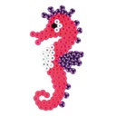Blister 350 beads color y bicolor + placa caballito de mar + papel de planchado