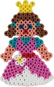 Blister 450 beads color + placa Placa princesa pequeña color rosa pastel + papel de planchado