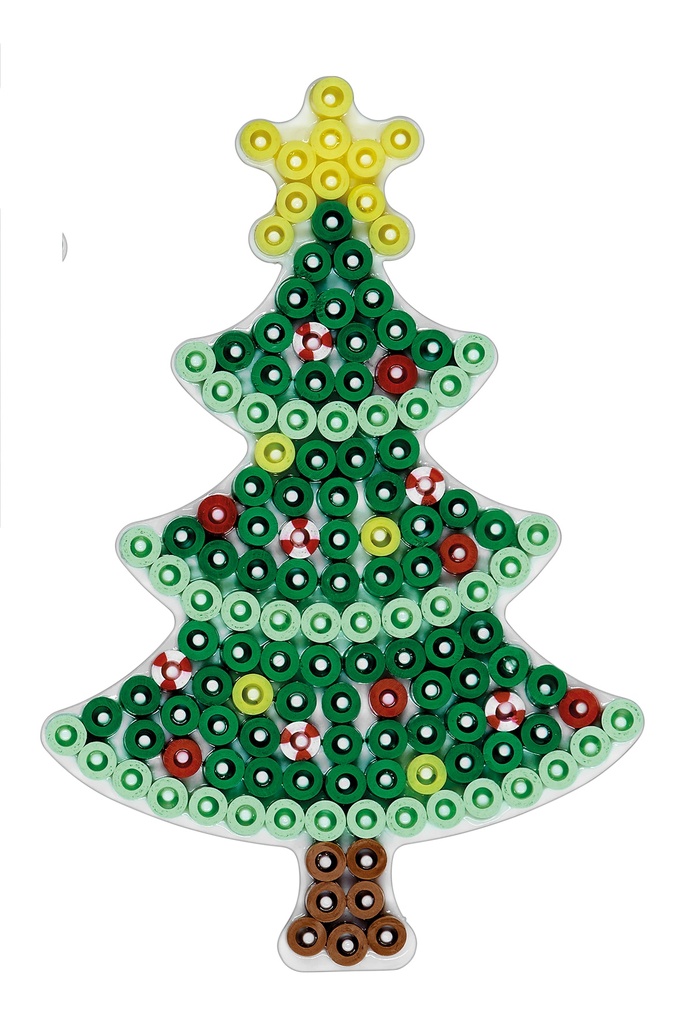 Placa / Pegboard árbol de navidad para Hama midi