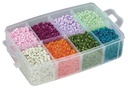 Caja de almacenamiento HAMA grande con 12000 beads y 3 pegboards