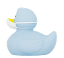 Pato Corona azul &quot;ducky home office&quot;