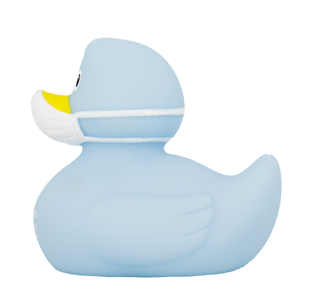 Pato Corona azul &quot;ducky home office&quot;