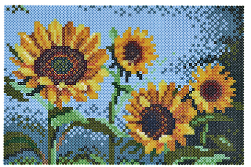 Caja regalo Hama Art : Girasoles