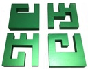 Hashtag Metal Puzzle en lata (verde)