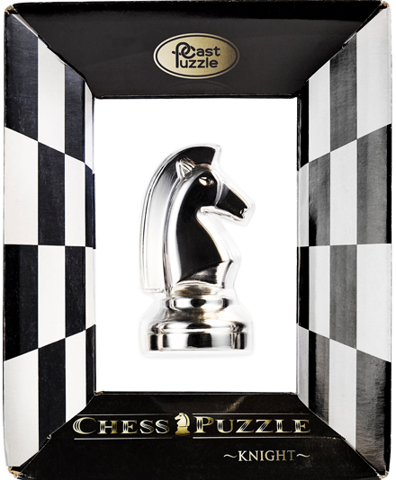 Cast Chess/Ajedrez Caballo - Plateado