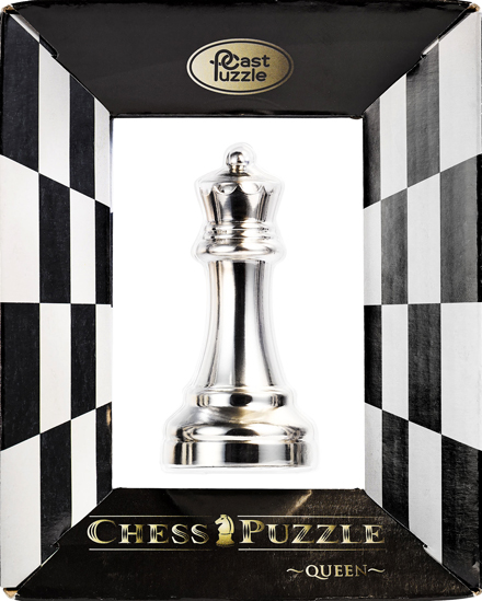 Cast Chess/Ajedrez Reina - Plateado