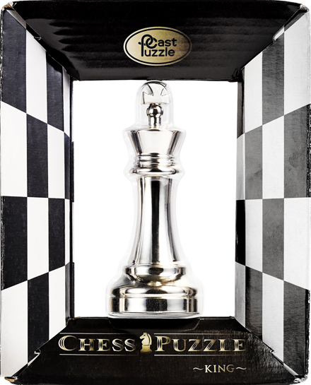 Cast Chess/Ajedrez Rey - Plateado