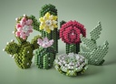 Kit Hama Beads Midi Hama Art : Cactus y flores