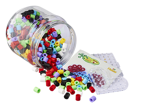 Bote 400 beads Maxi y 2 placas/pegboards pequeñas (nº 8792)