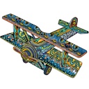 E2D Puzzle Arcoiris en madera - Avión