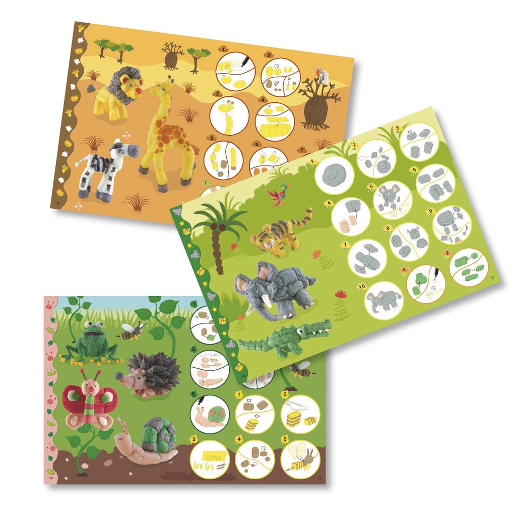 PlayMais® Books Animals