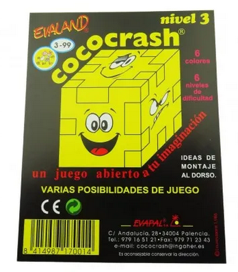 Cococrash rompecabezas de goma eva Nivel 3 Amarillo