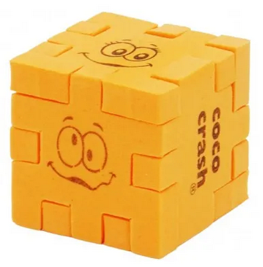 Cococrash rompecabezas de goma eva Nivel 4 Naranja