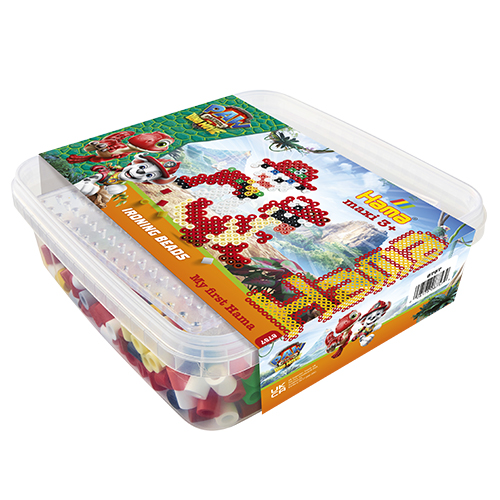 Set Maxi beads y pegboards con caja de plástico Patrulla Canina : La Dino Película