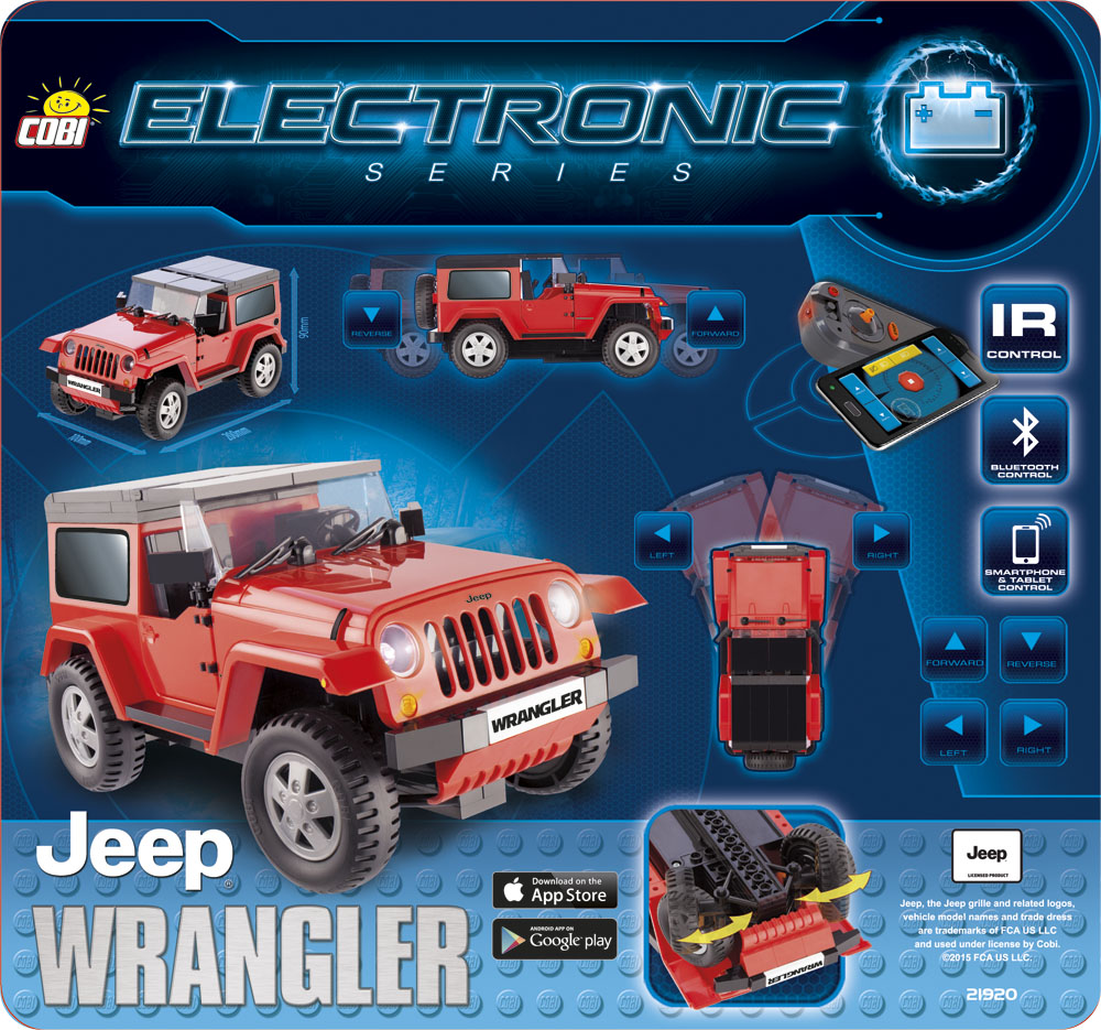Electronic - Jeep Wrangler rojo control remoto