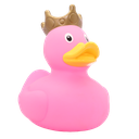 Pato XXL rosa con corona