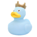 Pato XXL azul con corona