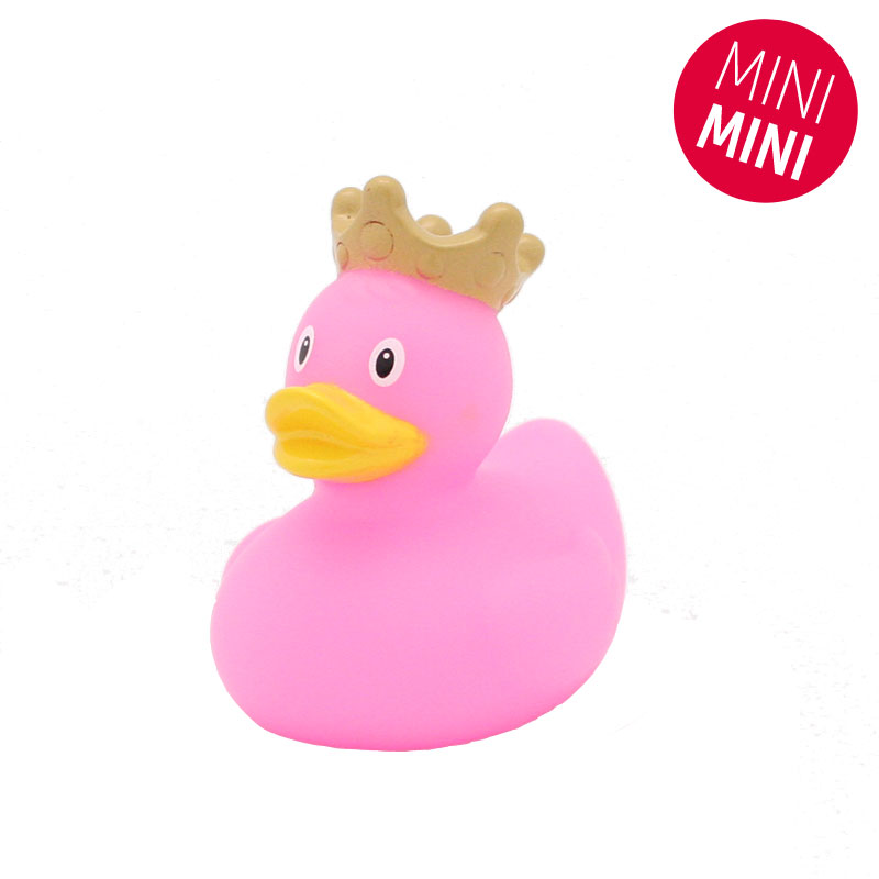 Pato Mini rosa con corona