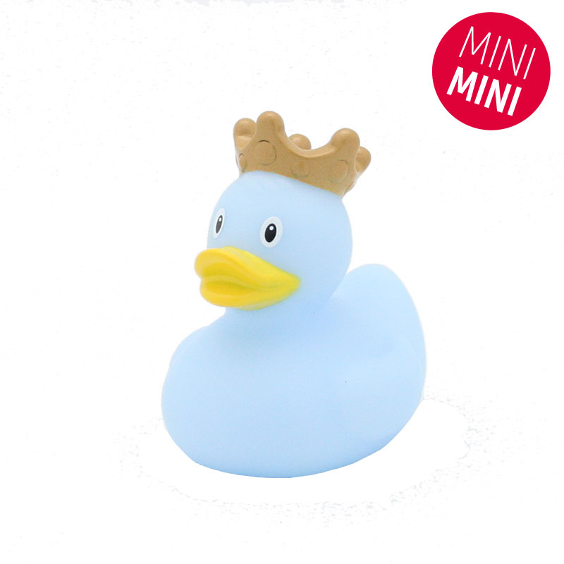 Pato Mini azul con corona