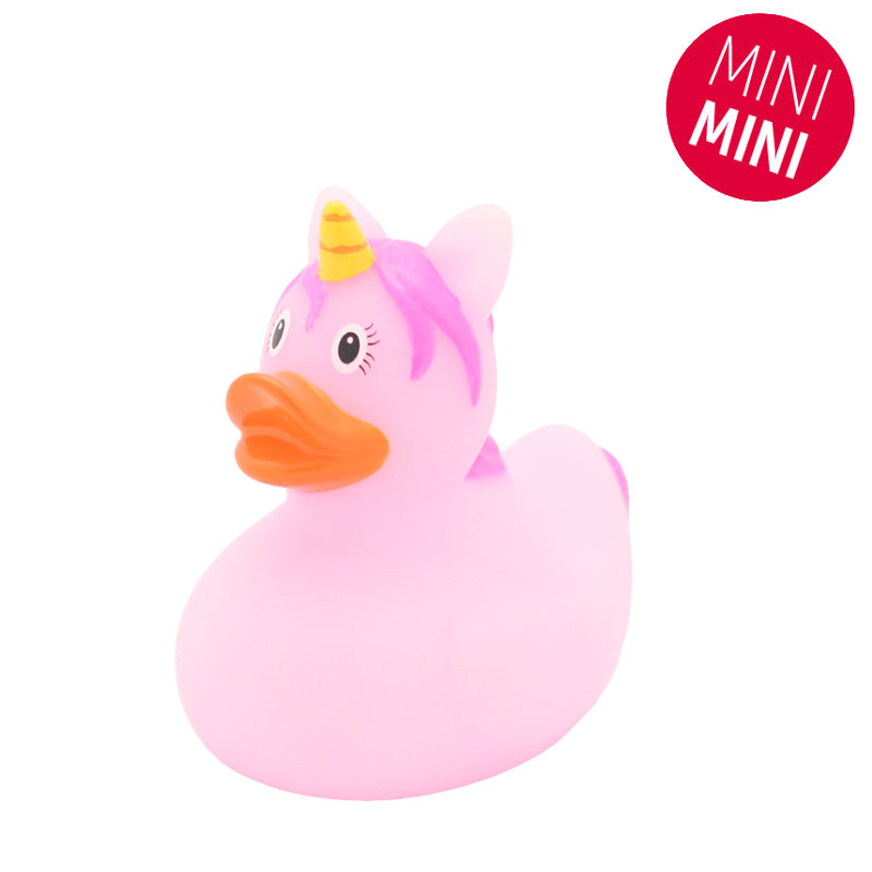 Pato Mini unicornio rosa
