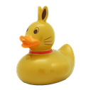 Pato conejo de Pascua dorado
