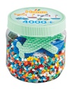 Bote 4.000 beads y 3 placas/pegboards pequeñas (nº 2053)