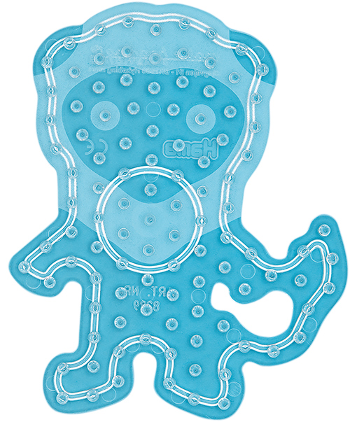 Placa / Pegboard león pequeño para Hama Maxi