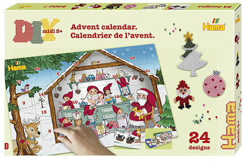 Kit Hama Beads Midi Calendario de Adviento / Navidad