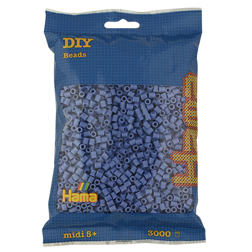 Hama midi azul lavanda 3000 piezas