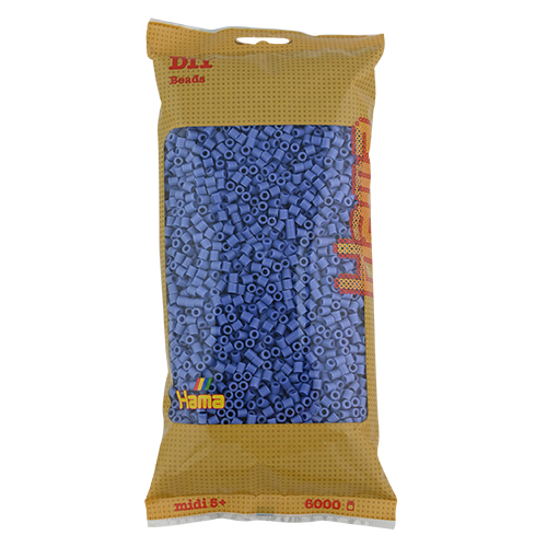 Hama midi azul lavanda 6000 piezas