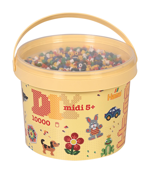 Hama midi mix 66 (6 colores) 30000 piezas