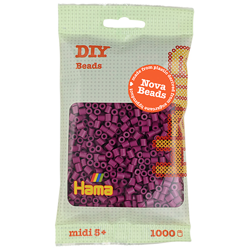 Hama midi Nova beads ciruela 1000 piezas