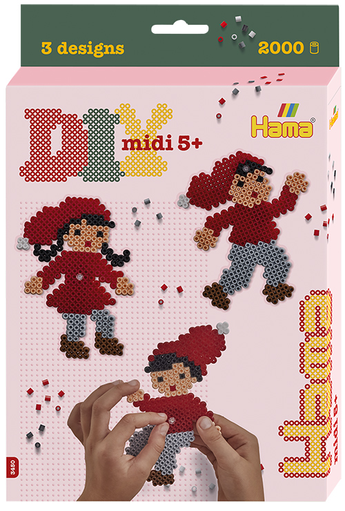 Kit Hama Beads Duendes de Navidad