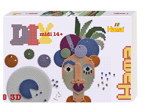 Kit Hama Beads Midi Hama Art : Máscara