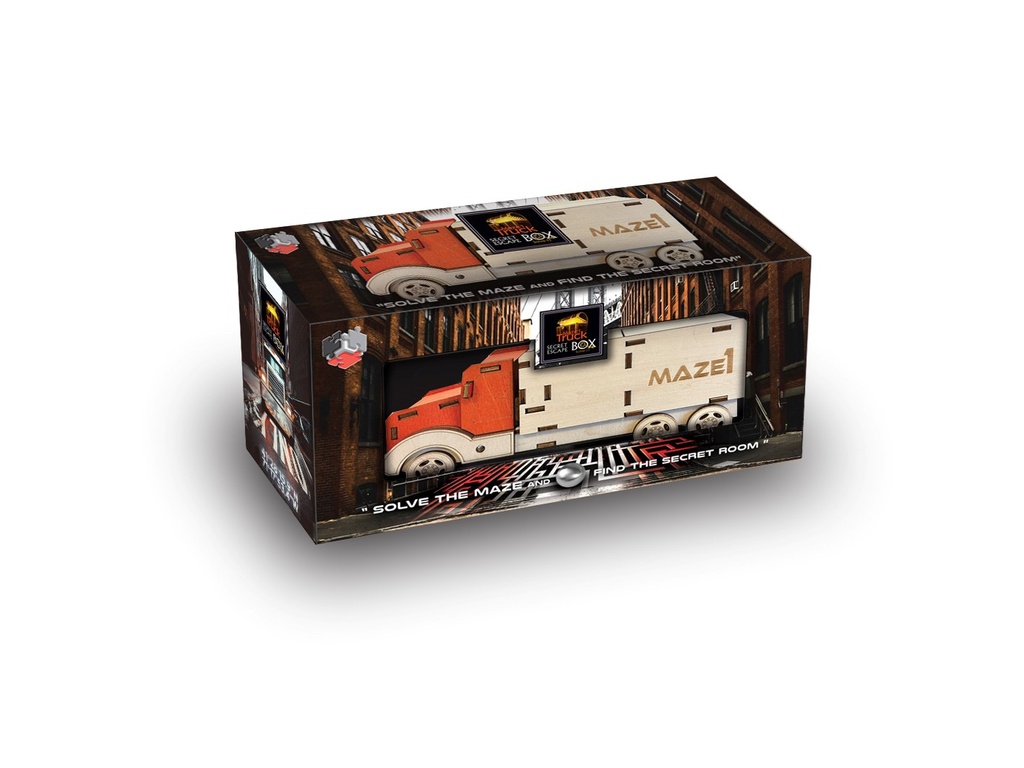 Escape box : Caja secreta de camión Maze1
