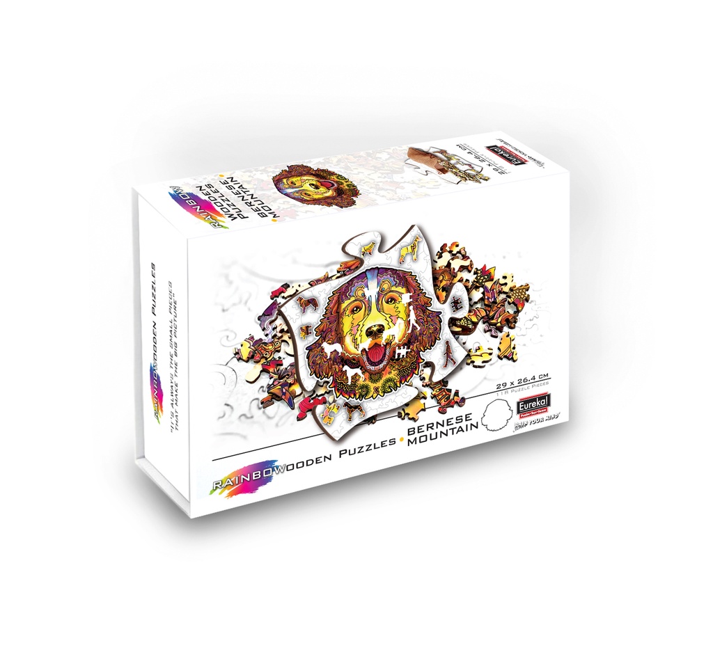 E2D Puzzle Arcoiris en madera - Boyero de Berna