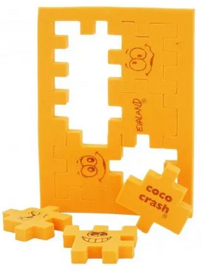 Cococrash rompecabezas de goma eva Nivel 4 Naranja