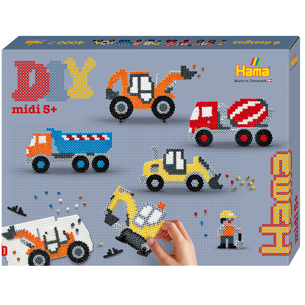 Kit Hama Beads Midi Construcción