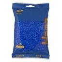 [201-15] Hama midi azul translúcido 3000 piezas