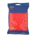 [201-35] Hama midi rojo neón 3000 piezas